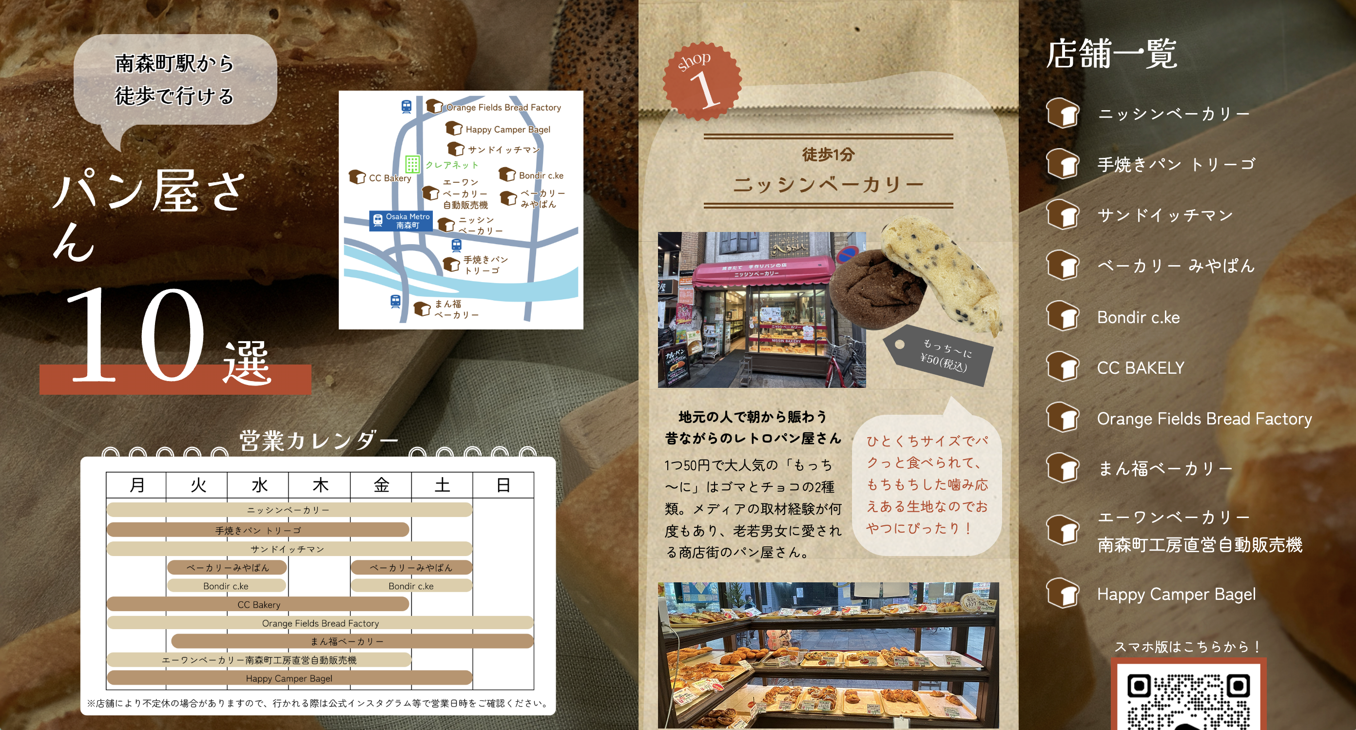 南森町から徒歩で行けるパン屋さん10選
