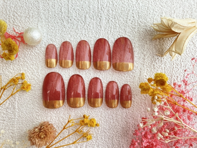 バイカラーネイル